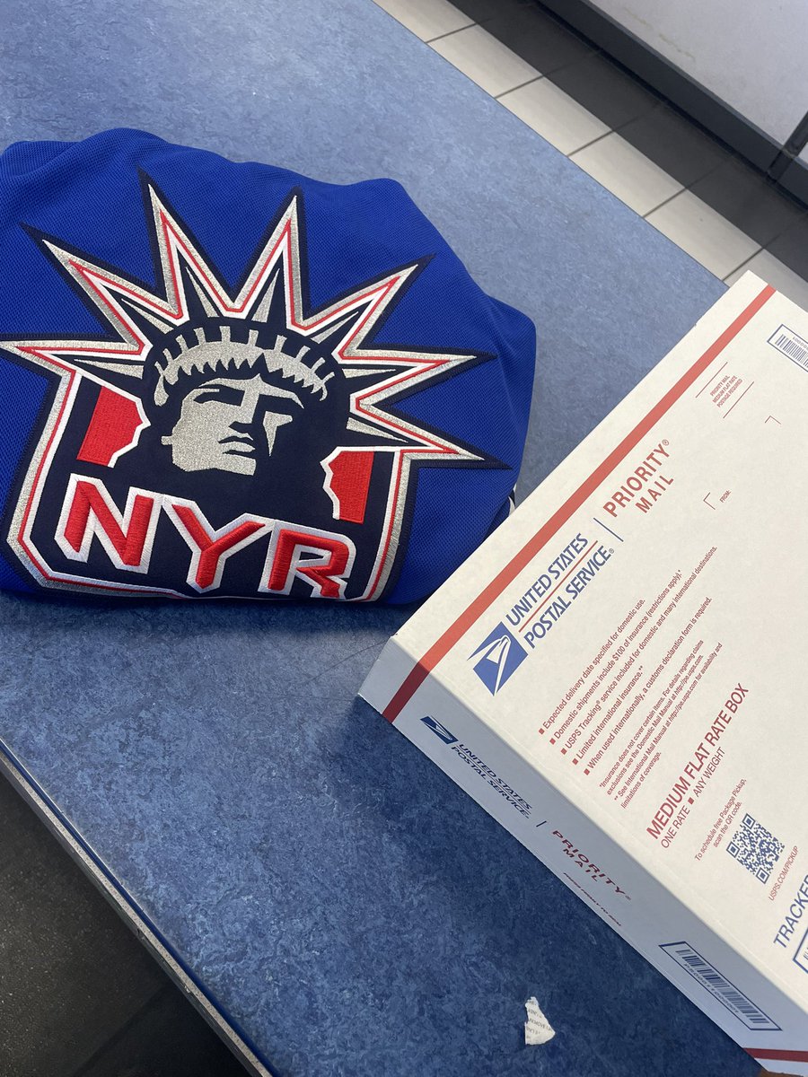 🚨GIVEAWAY🚨

-Retweet
-Follow
-Below, comment the correct player Im putting on this #NYR Liberty jersey and one correct guess wins a <a href="/WeBleedBlueNYC/">WeBleedBlue</a> t-shirt.

Winner announced when the jerseys comes back 🏒🥅