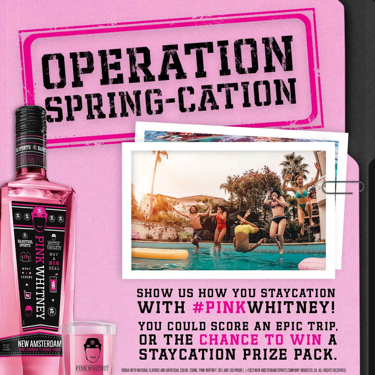 pinkwhitney's tweet image. 🌴Pink Whitney Stay-cation Sweepstakes☀️

Click the link to enter to win until 4/25. The Grand Prize winner gets a trip to Miami for them and 3 friends. Details and official rules are linked below. Must be 21+ and a US citizen to enter. Good luck!
pinkwhitney.com/spring-cation/