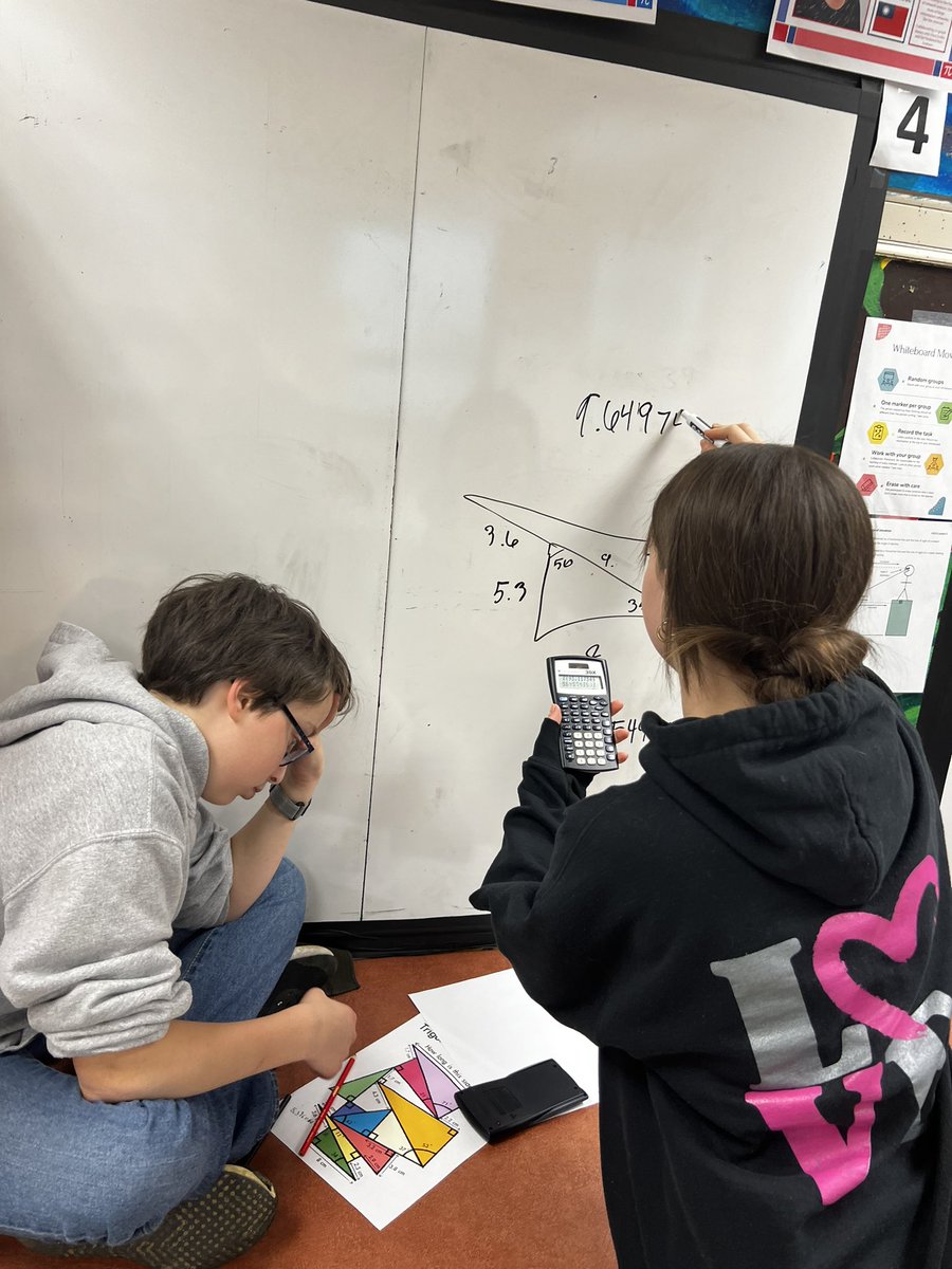 mashmatics's tweet photo. Students really had to attend to precision today while completing this trig ratio pile up. @LowerMerionSD #thinkingclassroom https://t.co/bh8xsx1FSp