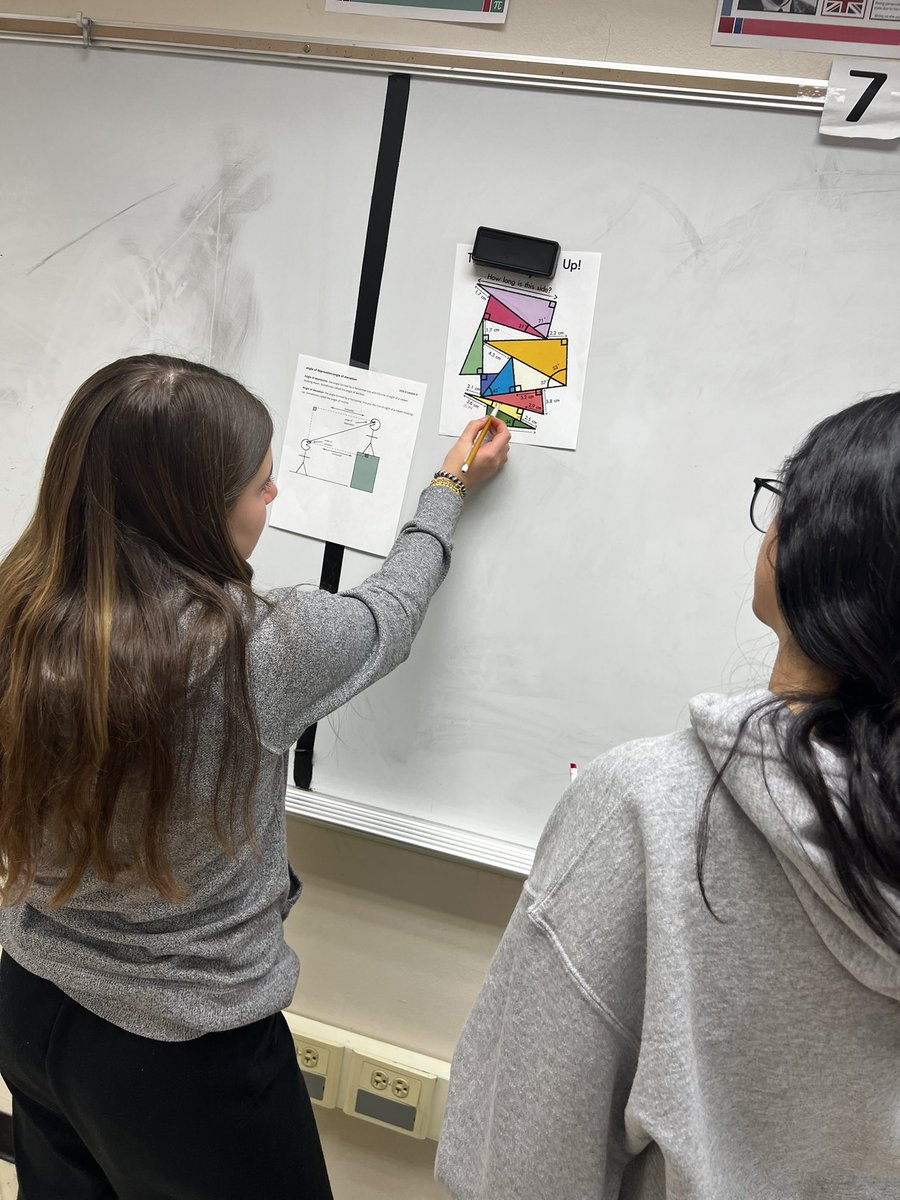 mashmatics's tweet photo. Students really had to attend to precision today while completing this trig ratio pile up. @LowerMerionSD #thinkingclassroom https://t.co/bh8xsx1FSp