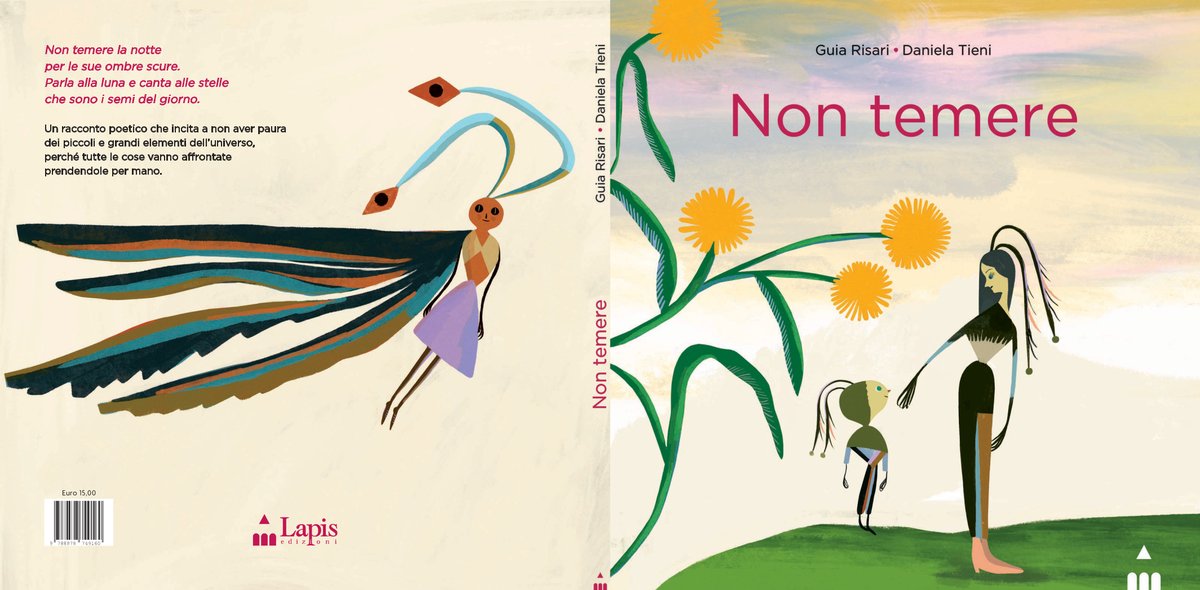 10 MARZO 2023 - Esce NON TEMERE, Guia Risari, ill. D. Tieni, Ed. Lapis 2023 
Un dialogo poetico tra un adulto e un bambino sugli elementi che compongono l’universo. Un invito a non temere la natura che regala scoperte e piaceri. #nontemere #edizionilapis #danielatieni #guiarisari
