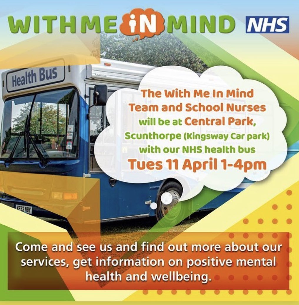 One to add to your diaries ✅ 
Pop along in the Easter Holidays to meet us &amp; our local With Me in Mind Service for some fun activities and advice on positive mental health and well-being! <a href="/rdash_nhs/">RDaSH NHS FT</a> <a href="/childrencgrdash/">Childrens Care Group 💙</a> <a href="/NorthLincsCNews/">North Lincs Council</a> <a href="/SaferNhoodsNL/">Safer Neighbourhoods North Lincolnshire</a> <a href="/KarenHackett9/">Karen Hackett</a> <a href="/Christi29448451/">Christina</a>