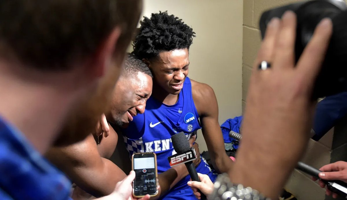 TristanUda's tweet photo. John Calipari was asked about the officiating of the NCAA Tournament.

"This is the NCAA tournament, very rarely do you have to deal with officiating because it's really good. A couple of games I've had where I've been a little more outspoken."

I remember one of those games... https://t.co/JvZo95Xj6K