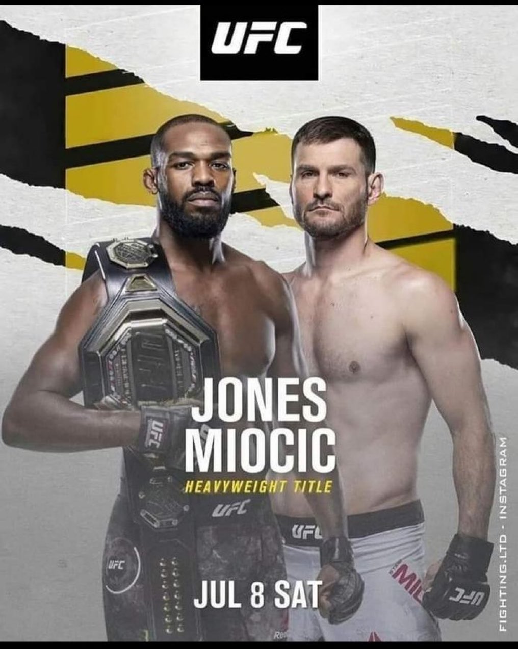 Stipe miocic live sale