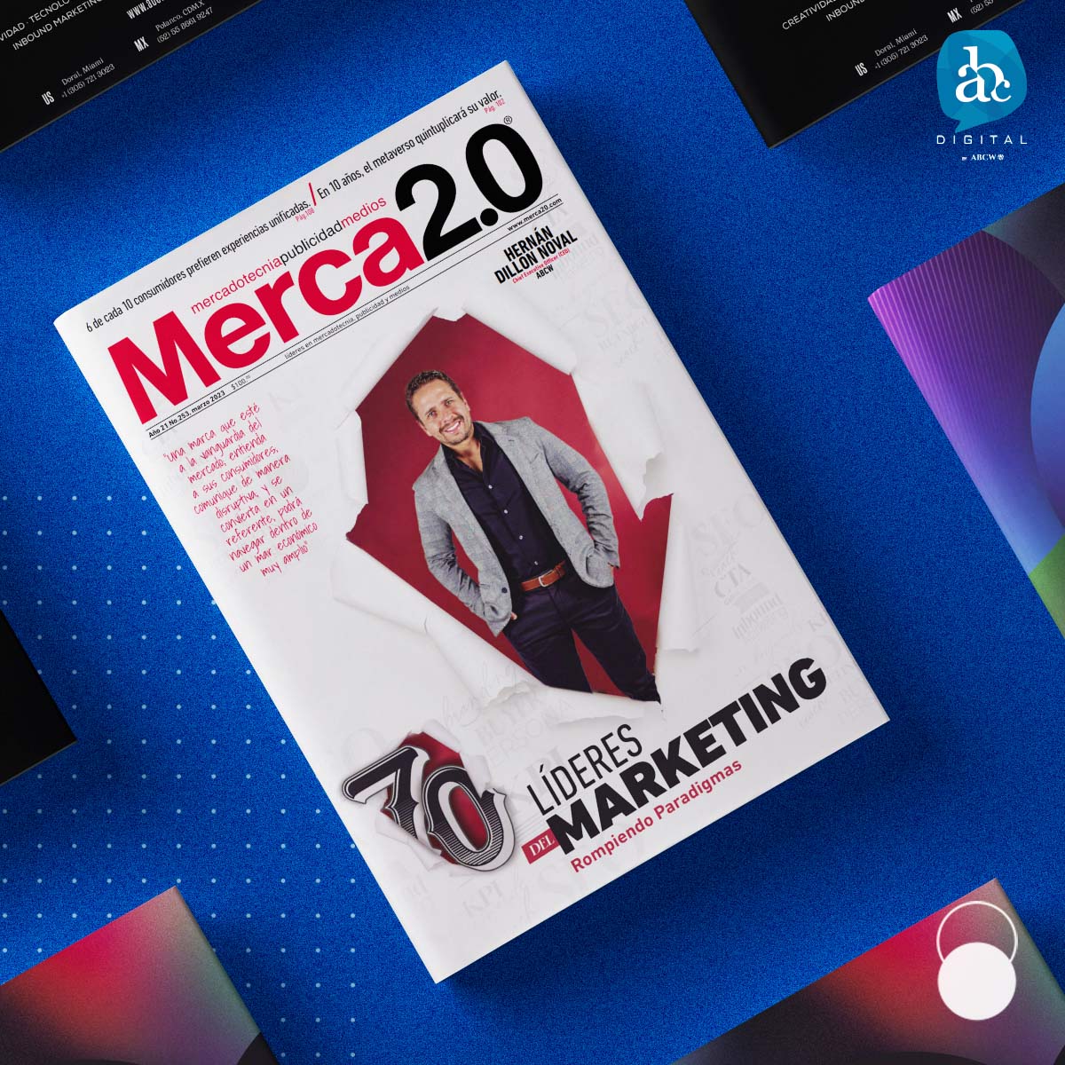 ABCDigital_MX's tweet photo. Sé parte de la nueva era digital de la mano de expertos.🤝
Agradecemos a #Merca2.0 por reconocer nuestra labor en la industria y destacar a nuestro CEO, como líder y referente del #marketing 2023.
👉🏼 Lee el artículo completo
https://t.co/WR3ejZa0xM https://t.co/lgPuDRURrd