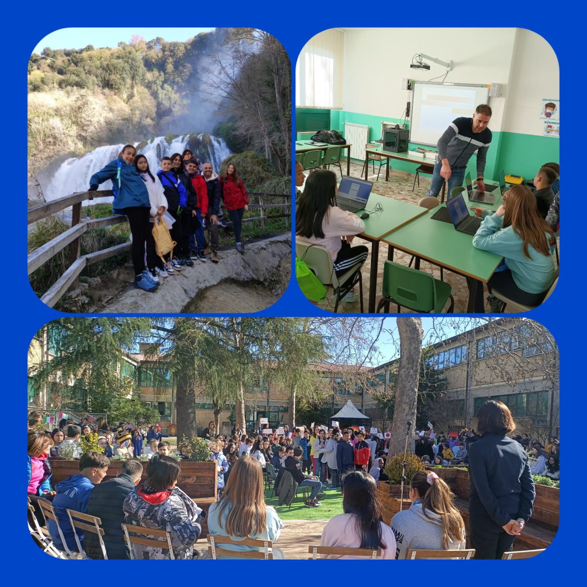CeipGran's tweet photo. Desde ayer hasta el domingo 19 de Marzo, 6 alumnas/os del COLE con 2 profesores están disfrutado de la movilidad a Terni,  Italia. La hospitalidad de Liccia y todo su equipo del Istituto Comprensivo Benedetto Brin esta siendo INCREÍBLE. Molte Grazie

@OPEECanarias 
@EducacionCan https://t.co/1yleid8wso