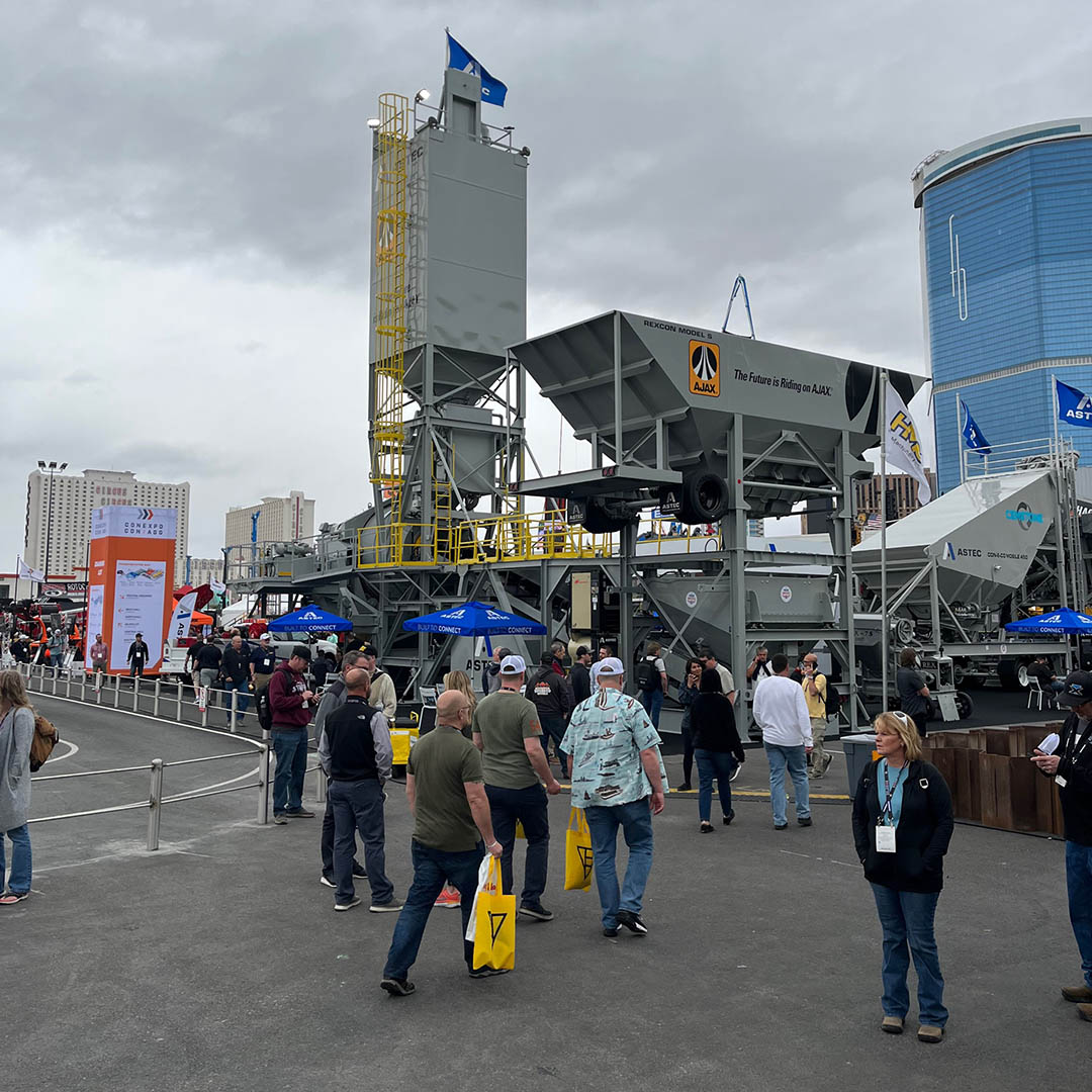 astecindustries's tweet photo. During #ConExpo23 see Astec's comprehensive concrete product line outside in the diamond lot booth D1200! We are showcasing concrete production equipment from our three industry-leading brands: RexCon, CON-E-CO, and BMH Systems.
#OneASTEC #RexCon #CONECO #BMH https://t.co/Sj2aUQIcG6