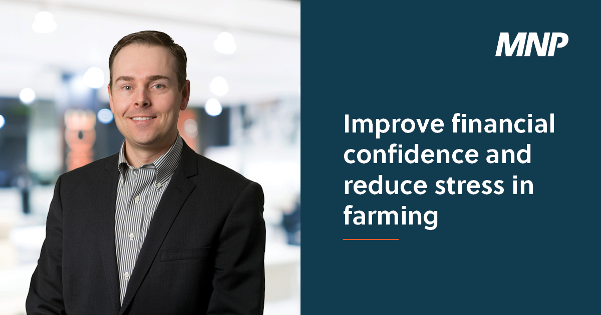 MNP’s Stu Person, Senior Vice President, Agriculture offers advice on improving financial confidence and reducing stress levels in farming. Learn how proactive financial and risk management strategies bring peace of mind when you need them most. Watch: youtu.be/wTquH52cYyY
