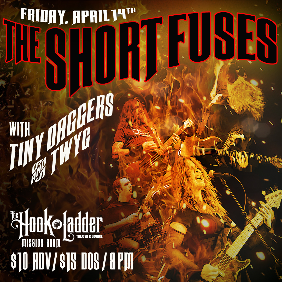 TheHookMpls's tweet photo. Tickets on-sale NOW!
The Short Fuses, Tiny Daggers, and That's What You Get on Fri April 14 ~ @TheShortFuses
--
Rock'n'roll, new wave, and noise in The Mission Room!
--
#TheHookMpls #TheMissionRoom #Minneapolis #Minnesota #MnMusic #TheShortFuses #TinyDaggers #That'sWhatYouGet https://t.co/SYyvOfImAa