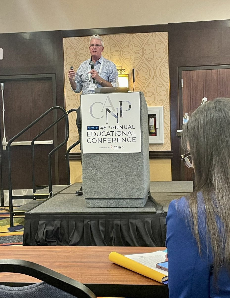 EhrlichNP's tweet photo. Mitch Erickson, DNP presents on improving pt self efficacy w/ medication mgmt in an age friendly ED - pearls include teamwork for care transitions and strategies to reduce 30-day recidivism #CANP45 @CaliforniaNP @UCSFHospitals @UCSFNurse https://t.co/rH0fa06CP5
