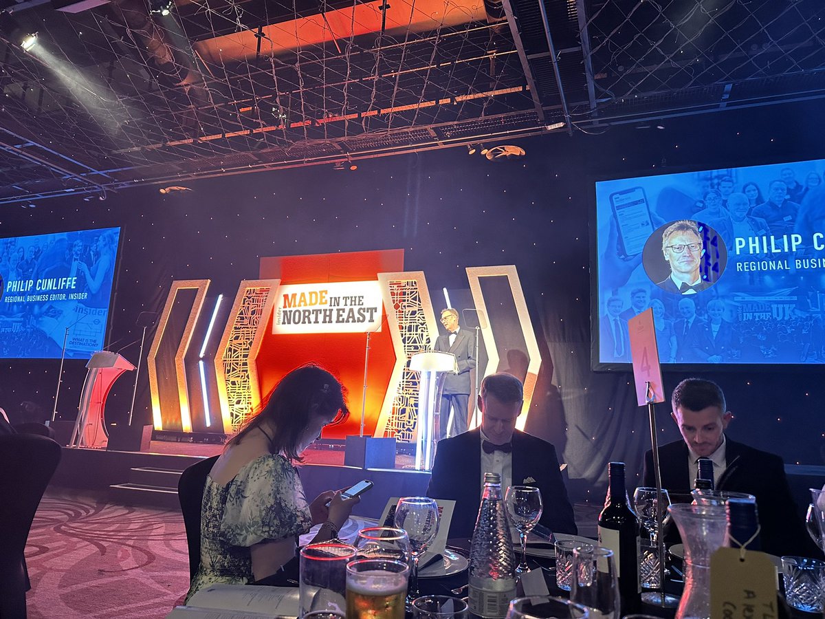 BrennanOwain's tweet photo. Excited to be joining @DigiCatNETV at the Made in the North East awards for a great night!
Good luck to all the amazing businesses up for awards including the awesome @TeesComponents !
#MadeinNE https://t.co/KjVSdTyqS3