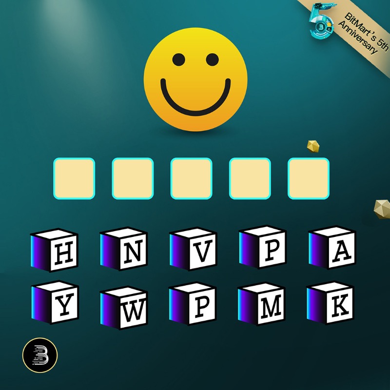 BitMartExchange's tweet photo. #BitMart's 5th Anniversary Social Media Carnival continues 🥳

Solve riddles &amp; RT to unlock an up to 5,000 USDT prize pool!

1⃣️Follow us, RT &amp; tag 3 friends + #BitMartHi5
2⃣️Sign up: https://t.co/e1Z81sLY1Y
3⃣Complete: https://t.co/lzuSpZ1dmy

💡 Hint: https://t.co/0iGJYhCsWD