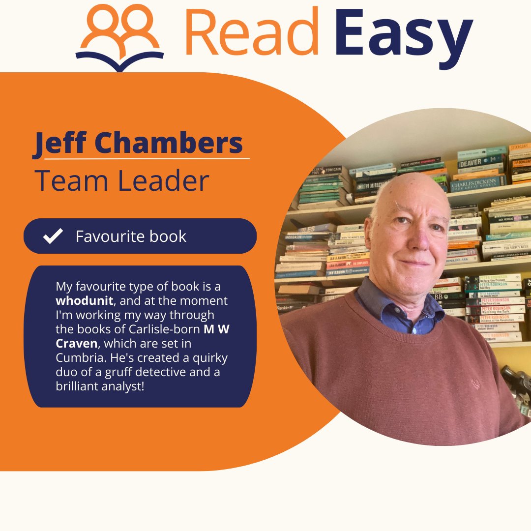 ReadEasyMB's tweet image. As a #ThankfulThursday, we wanted to talk with our Team Leader. Read the pictures to find out more about Jeff Chambers. Thank you for your amazing volunteer work leading us!

@ReadEasyUK 

#readeasymorecambebay #readeasyuk #MWCraven #teamwork #TeamLeader #ThankYouThursday