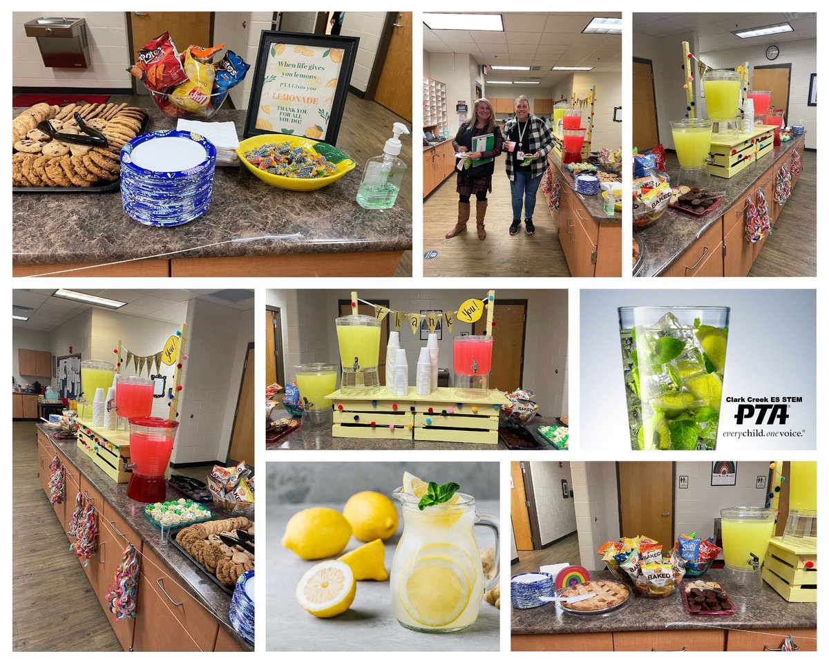 Clark Creek STEM PTA (@ccstempta) on Twitter photo Thank you to our amazing teachers for all you do.  Today we treated our teachers with a fun lemonade stand. Thank you to our amazing teachers for all you do.  Today we treated our teachers with a fun lemonade stand.