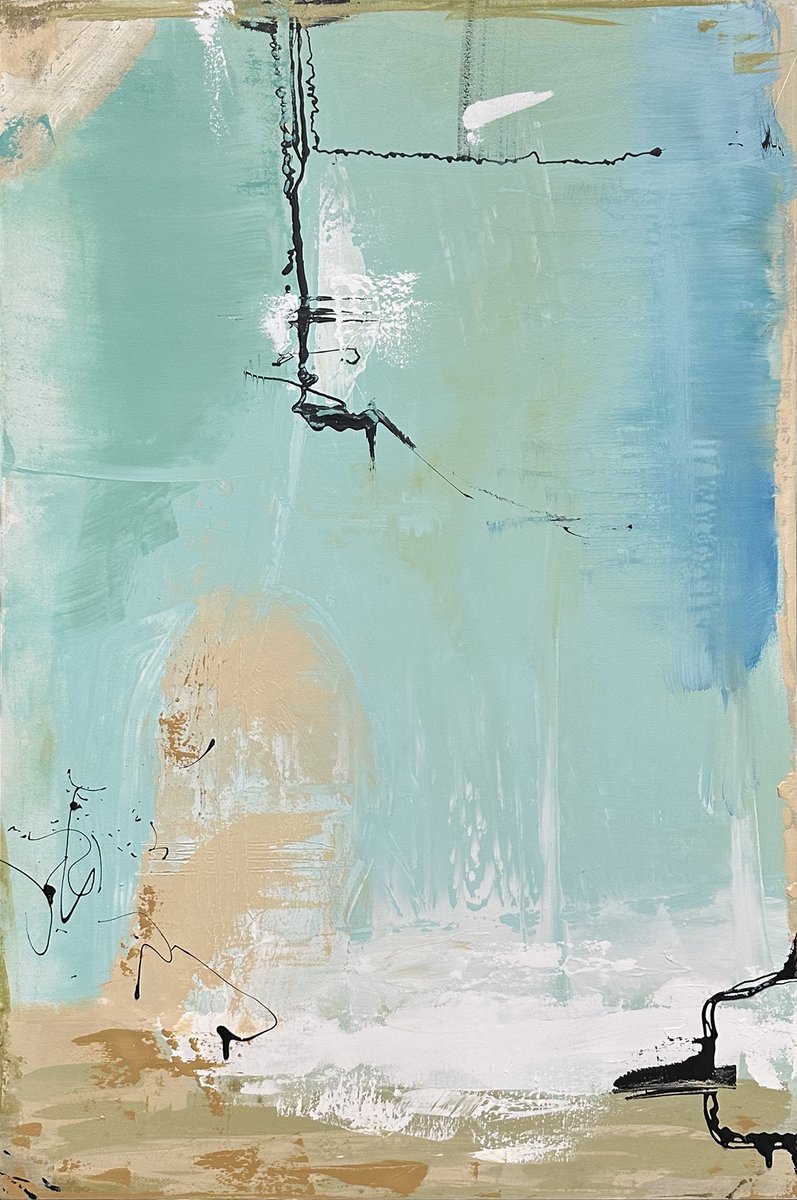 michaelgkeck's tweet photo. My latest abstract painting. What do you see in it? Title ideas? https://t.co/hXs5alXSDC https://t.co/dkp2GVKeZI