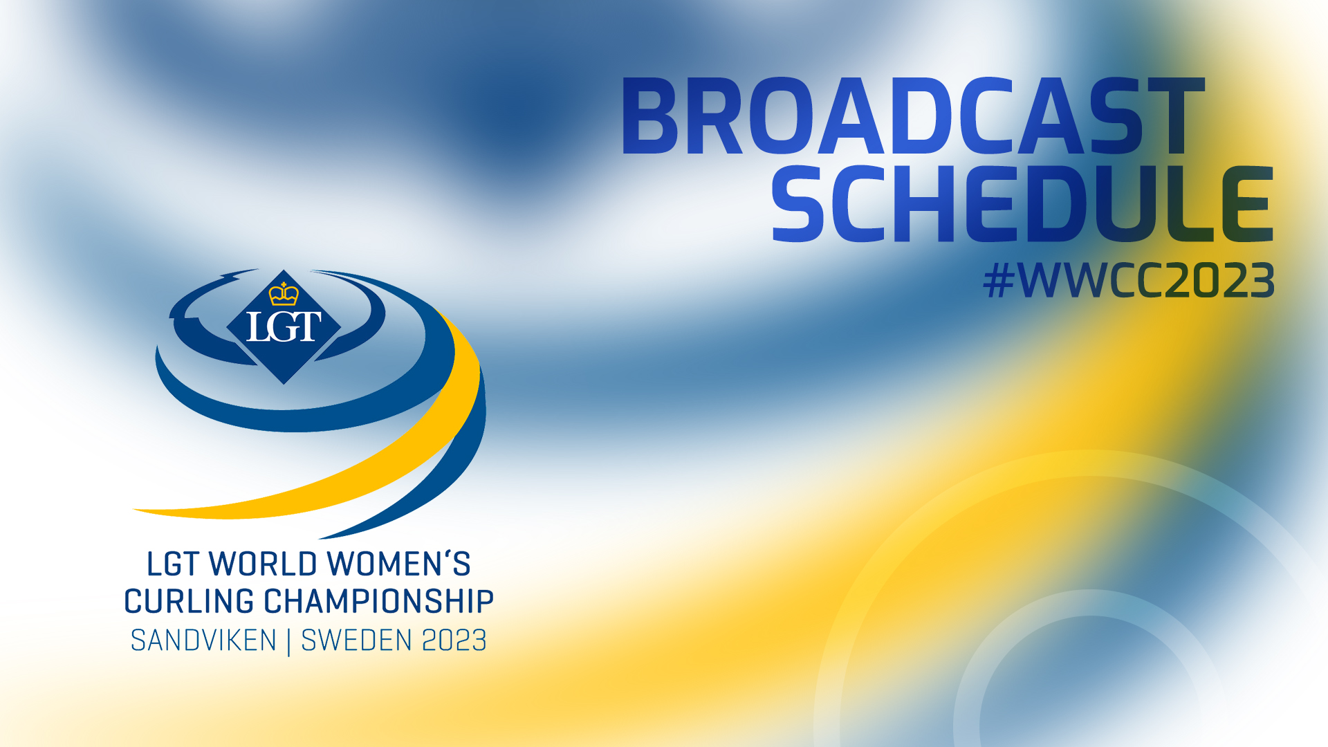 World Curling on Twitter "NEWS Broadcast schedule for the LGT World