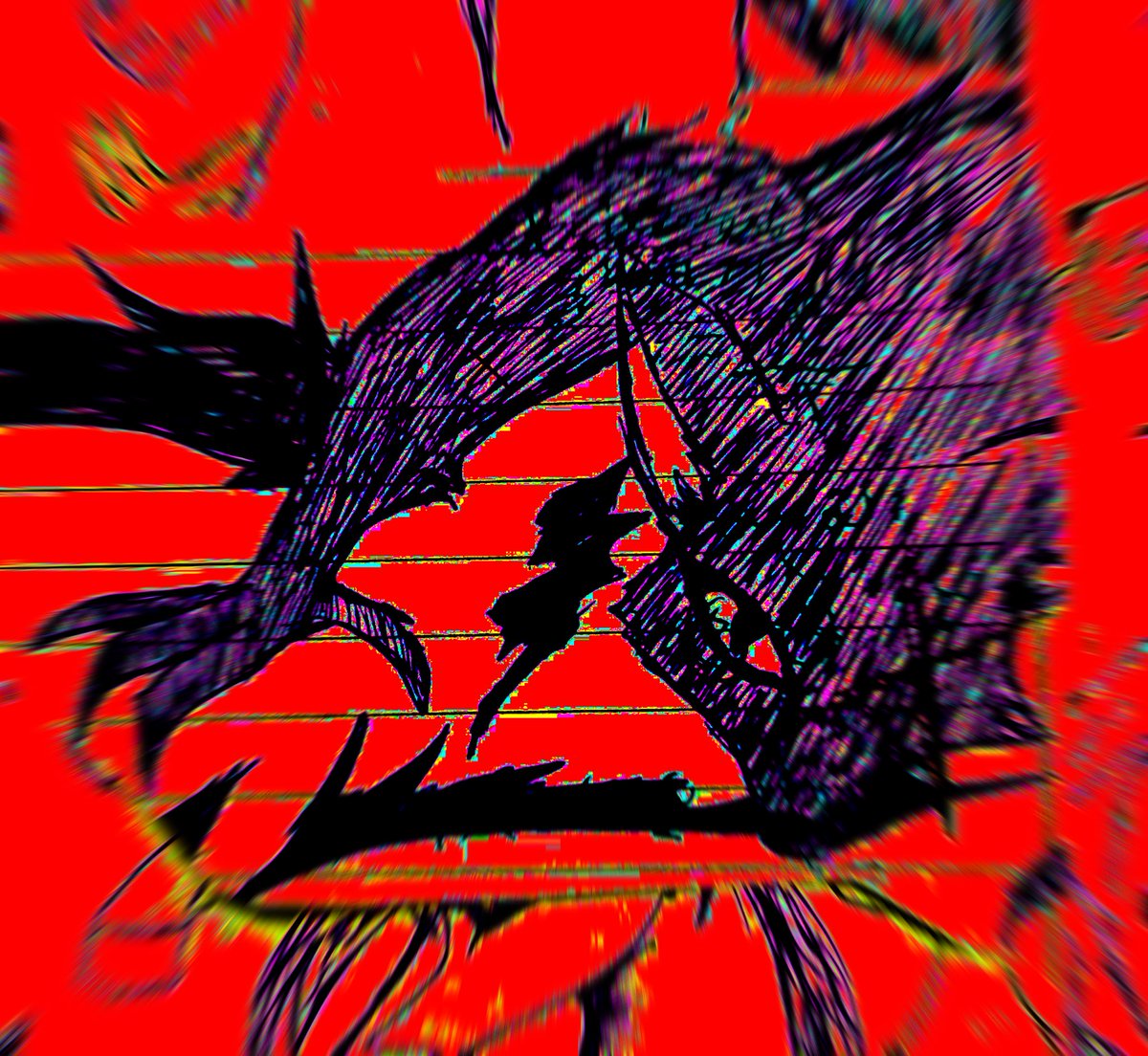 Jeffthe46041910's tweet photo. WOLF 💀#wolf #wolfwood #Werewolf #furrywolf #Wolves #creepyart #creepy #artwork #wolfwalker #darkwolf https://t.co/8uE2NLgYrT