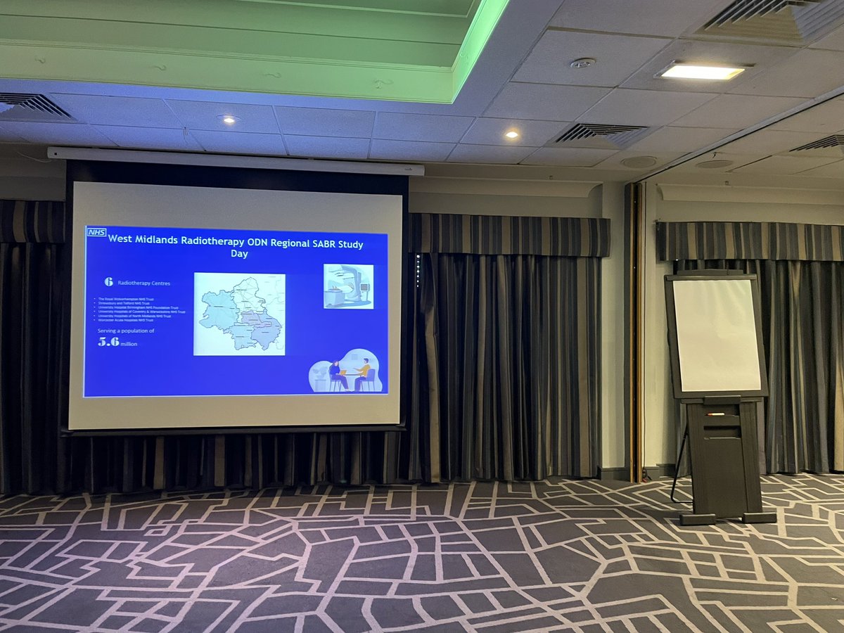 What a fantastic day🤩. The first West Midlands Radiotherapy SABR study day. Contributions from across the Network &amp; 68 delegates from all 6 radiotherapy centres. Collaborative working &amp; networking to support SABR delivery and development. Collaboration at its best🎉