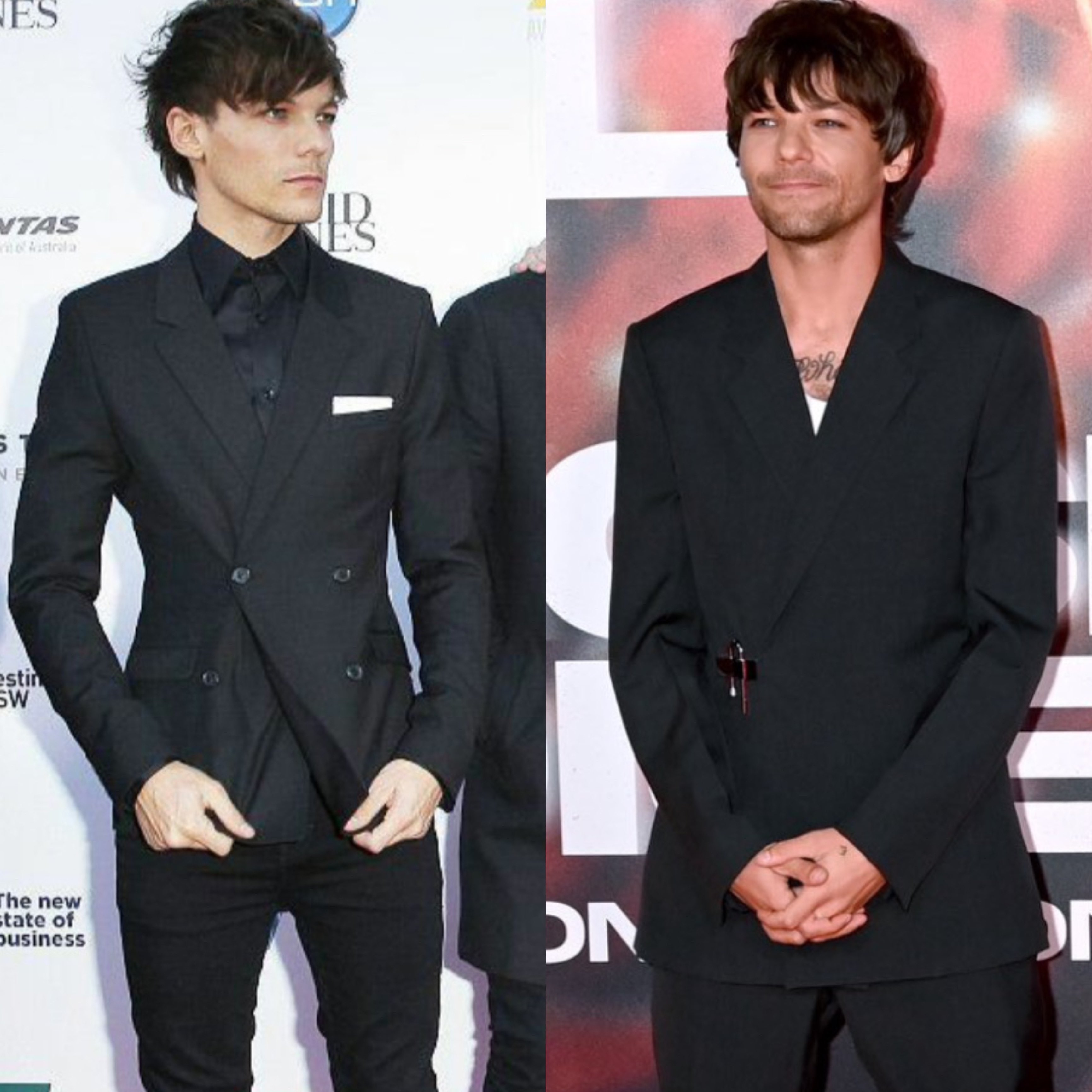 Luna! on X: suit: back hair: styled waist: snatched louis: tomlinson   / X