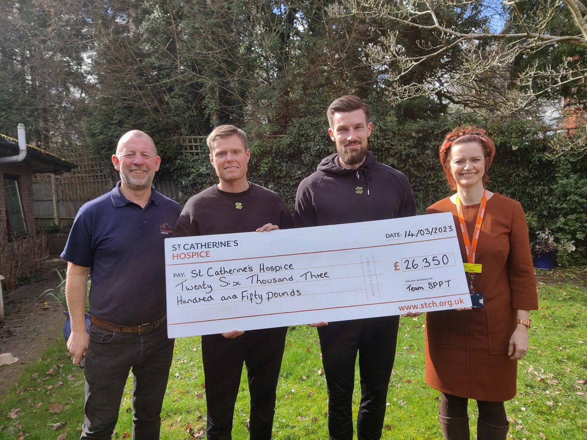 A massive #thankyouthursday to the spptgym team! 👏 The incredible team completed the Three Peaks Challenge in aid of our hospice last October, and combined with their other fundraising, they’ve now raised over £30,000. We could not be more grateful for everyone involved 🧡
