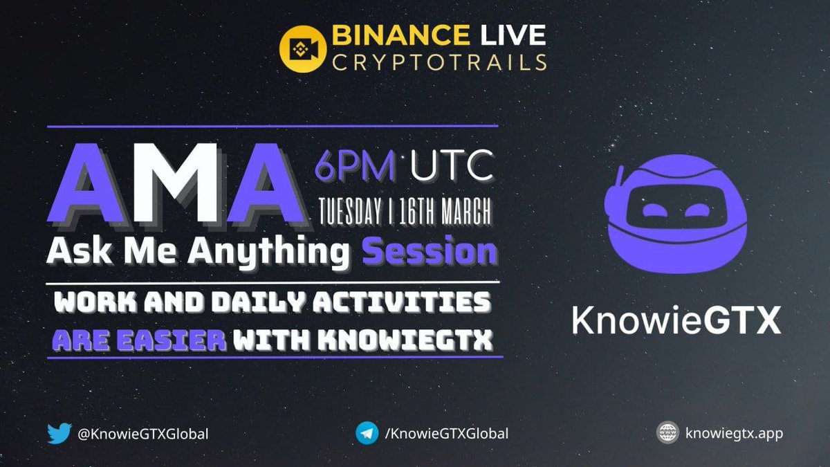 Binance Live AMA: binance.com/en/live/video?…