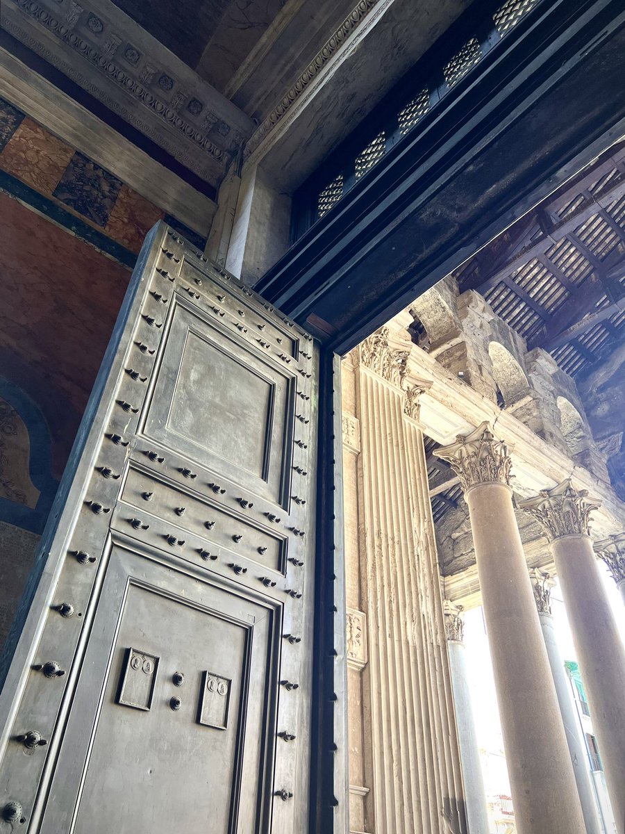 Edoardo Fanfani on Twitter "Two facts about the Pantheon the bronze