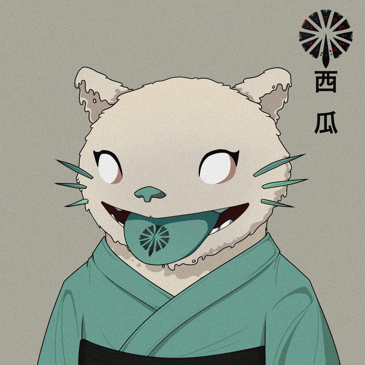 mistersuika's tweet photo. #KITAROFAM 🍉

Let me introduce you to SUIKA Yukio from The SUIKA CLAN!
He is the #kitaroNFT 6286 from @KitaroNFT !

« Silent winter night,
Crystal flakes dance in the air,
Snow blankets the earth. »

@kitarocommunity #KitaroMadness https://t.co/snBsHmyQ6s