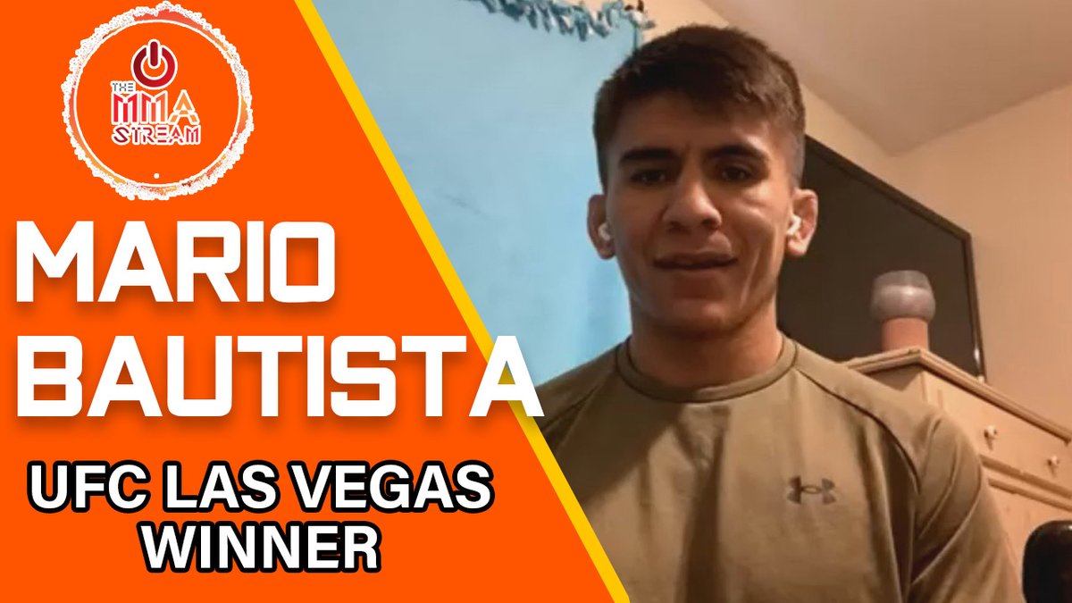 James Lynch (@lynchonsports) on Twitter photo Caught up with Mario Bautista who discussed ...
✅1st round submission win over Guido Cannetti
✅Merab Dvalishvili defeating Petr Yan in main event
✅Leon Edwards vs. Kamaru Usman pick
✅Interested in Cody Garbrandt next
Interview via <a href="/TheMMAStream/">The MMA Stream</a>
youtu.be/bkxCQFq_StQ Caught up with Mario Bautista who discussed ...
✅1st round submission win over Guido Cannetti
✅Merab Dvalishvili defeating Petr Yan in main event
✅Leon Edwards vs. Kamaru Usman pick
✅Interested in Cody Garbrandt next
Interview via <a href="/TheMMAStream/">The MMA Stream</a>
youtu.be/bkxCQFq_StQ