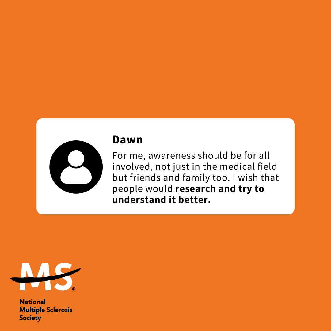 mssociety's tweet photo. What does MS awareness look like to you? #MSAwarenessWeek https://t.co/zBEZKQ18C7