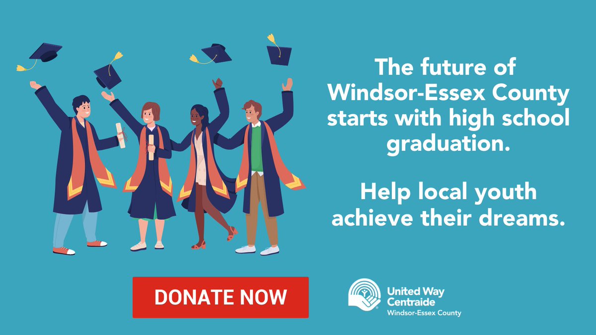 The future of a strong Windsor-Essex County community starts with high school graduation. The On Track to Success program provides supports to wrap around students and their family to unlock their full potential.  Give the gift of opportunity: bit.ly/3LLb4fy