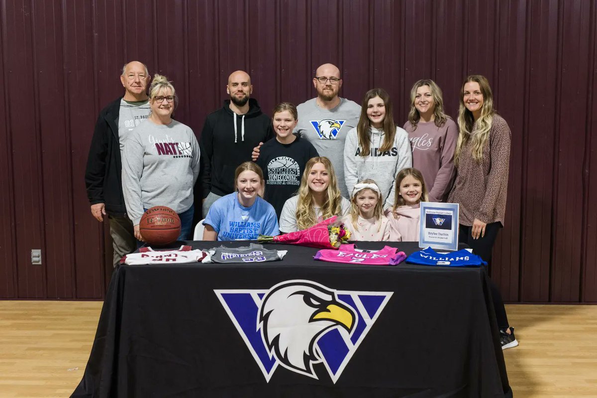 Congrats to <a href="/BryleeDurbin/">Brylee Durbin</a> on signing with <a href="/WBUEAGLES/">WBU Eagles</a> today to play basketball! Thanks coach <a href="/johnmayberry24/">John Mayberry</a>