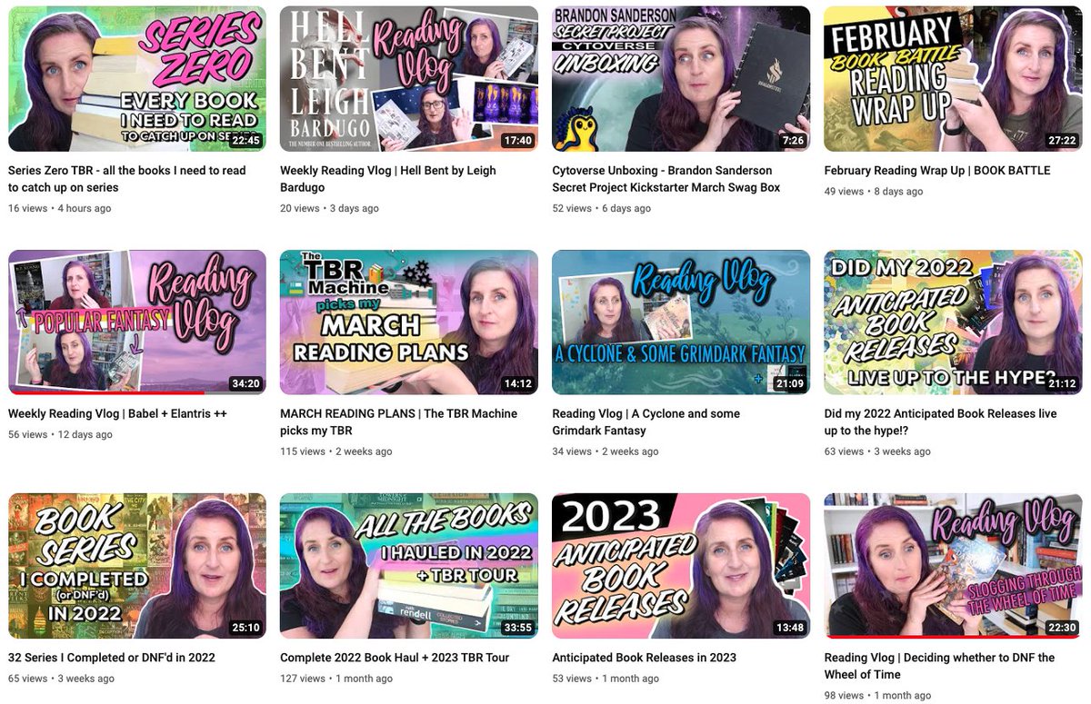 paperback_cat's tweet photo. Me: let's make all my thumbnails consistently pastel
Also me: BRIGHT PINK
oops
anyways, here's a new video about all the books I need to read to reach series zero (i.e. being caught up on all the book series I'm reading)
watch here: https://t.co/TLyDYCHhVO
#booktube #serieszero https://t.co/EB2kciytur
