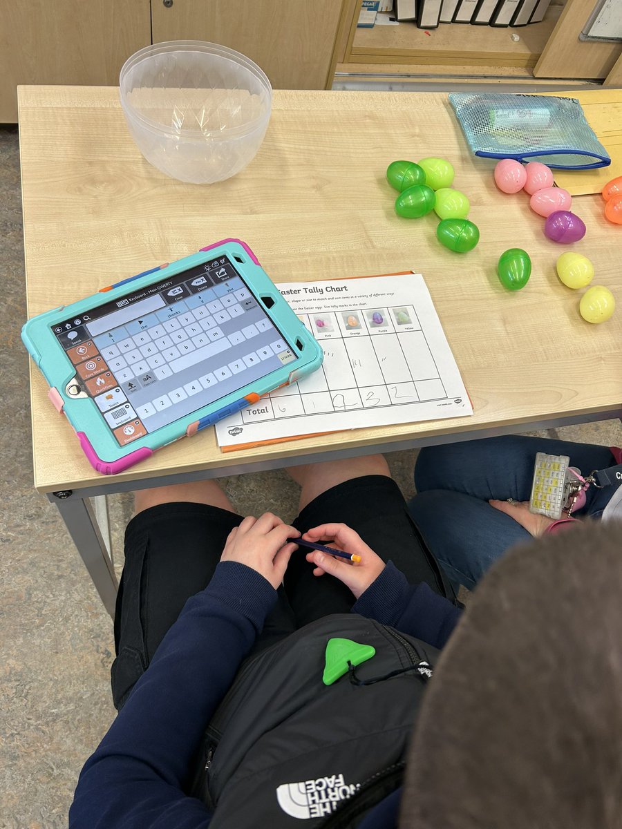 Craig_Maths's tweet photo. S1 loved having an Easter egg hunt today. They tallied up the number of eggs found and turned it into bar graphs. 🥚 @CraigmarlochINV https://t.co/CKgnHehJGj