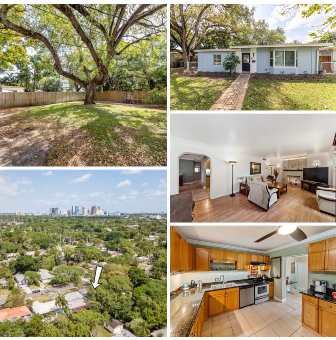 Cool house &amp; Lot in #RiverOaks #FortLauderdale Just hit the market. Needs a little bit of love but over 1700 SF 3/2 on a big lot, big backyard for $525,000! Tag someone that might want to see it!