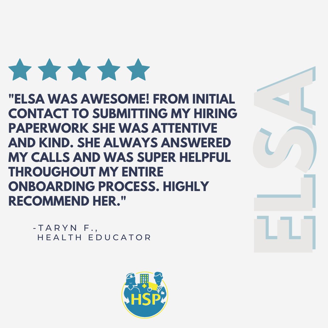 HSP_Inc's tweet photo. Exceeding Expectations: A 5-Star Experience from Start to Finish!โจ
.
.
.
#5starreview #excellent #toprated #recommended #staffingagency #jobplacement #recruitment #hiring #careeropportunities #jobsearch #talentacquisition #workforce #tempjobs #temporarystaffing #jobrecruiter https://t.co/Vf6i9FdWY1