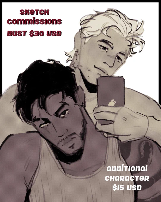 Opening sketch commissions again! Please DM if interested and feel free to ask any questions
Rt's appreciated 💕 