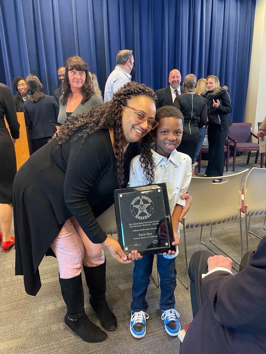 SacCountyDA's tweet photo. DA Thien Ho and the entire Sacramento County DA’s Office congratulates Paris Dye of Impact Sac for receiving the US Marshals’ Citizen of the Year Award at the 41st Director’s Honorary Awards Ceremony held on March 15th.
@impactsac
#SacDACommunityPartner #CommunityPartner https://t.co/niL7eKugYt