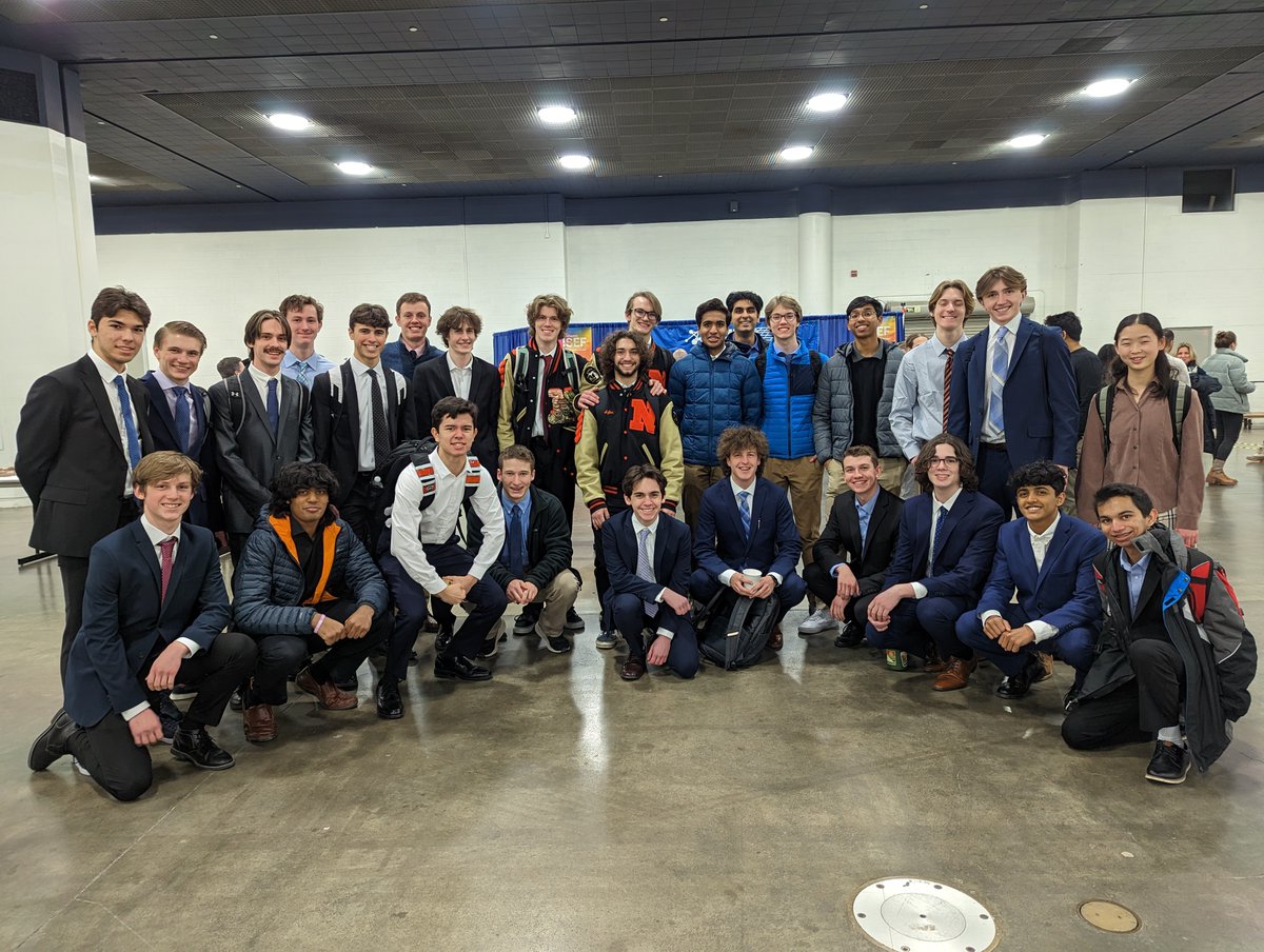 NorthvilleEDU's tweet photo. (1/2) The Engineering Design &amp; Development class at Northville High School competed at the Science and Engineering Design Fair of Metro Detroit on Wednesday at Huntington Place.  All the teams did a phenomenal job presenting their projects!

#NPSWorldofPossibilities @nhsstangs1 https://t.co/zc9nkfZsy7