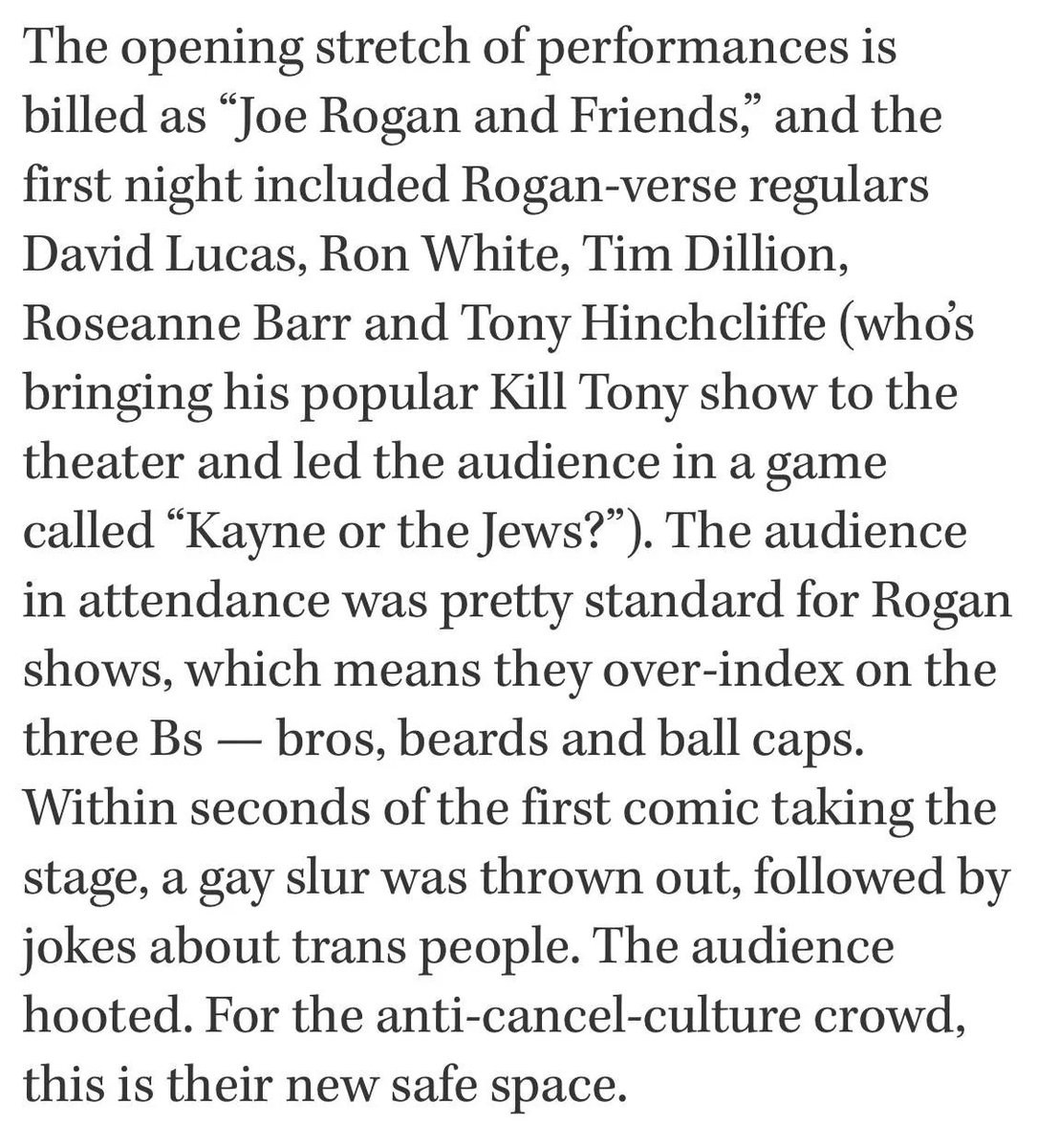 GenericJokeHere's tweet photo. @joerogan I'm a nobody comic who's been doing open mics for over 10 years and this is legitimately the most bitch-made, pussy shit I've ever seen in my life. Why aren't you more ashamed of yourself? https://t.co/Au5ohjeHbe