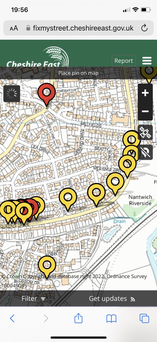 dwash100's tweet photo. @CECHighways @CheshireEast @nantwichnews @NantwichTC  interesting to see the amount of reports about the condition of Queens drive, Nantwich-further holes reported https://t.co/IDkiVkJi7X