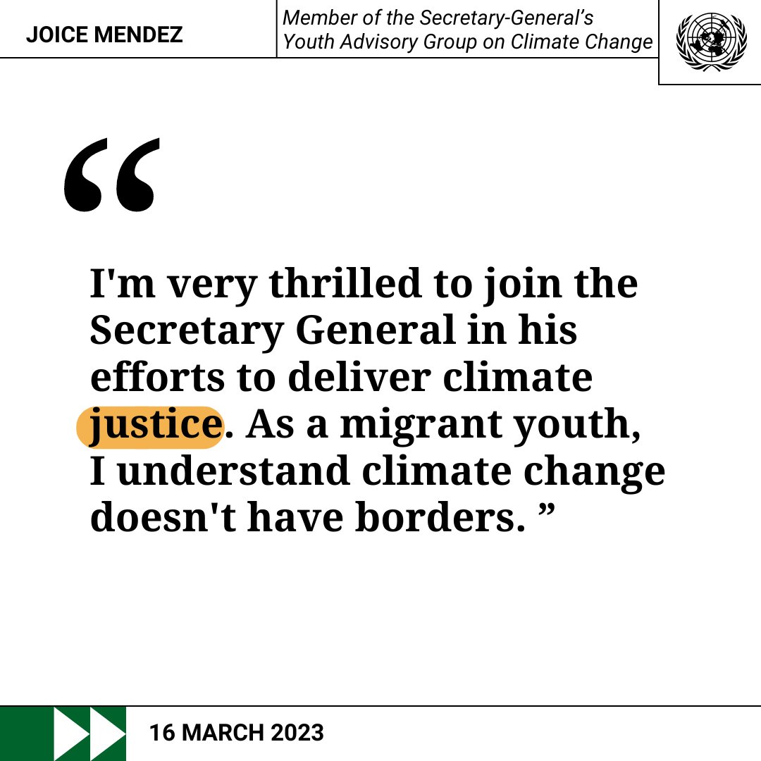 Connect4Climate's tweet photo. A huge shoutout to our friend @JoiceNajmMendez, a committed champion just named one of this year's @YAGClimate cohort! 🎉 We have no doubt you'll do great work as a part of this formidable 7, Joice 💚 https://t.co/imoodNaVze
