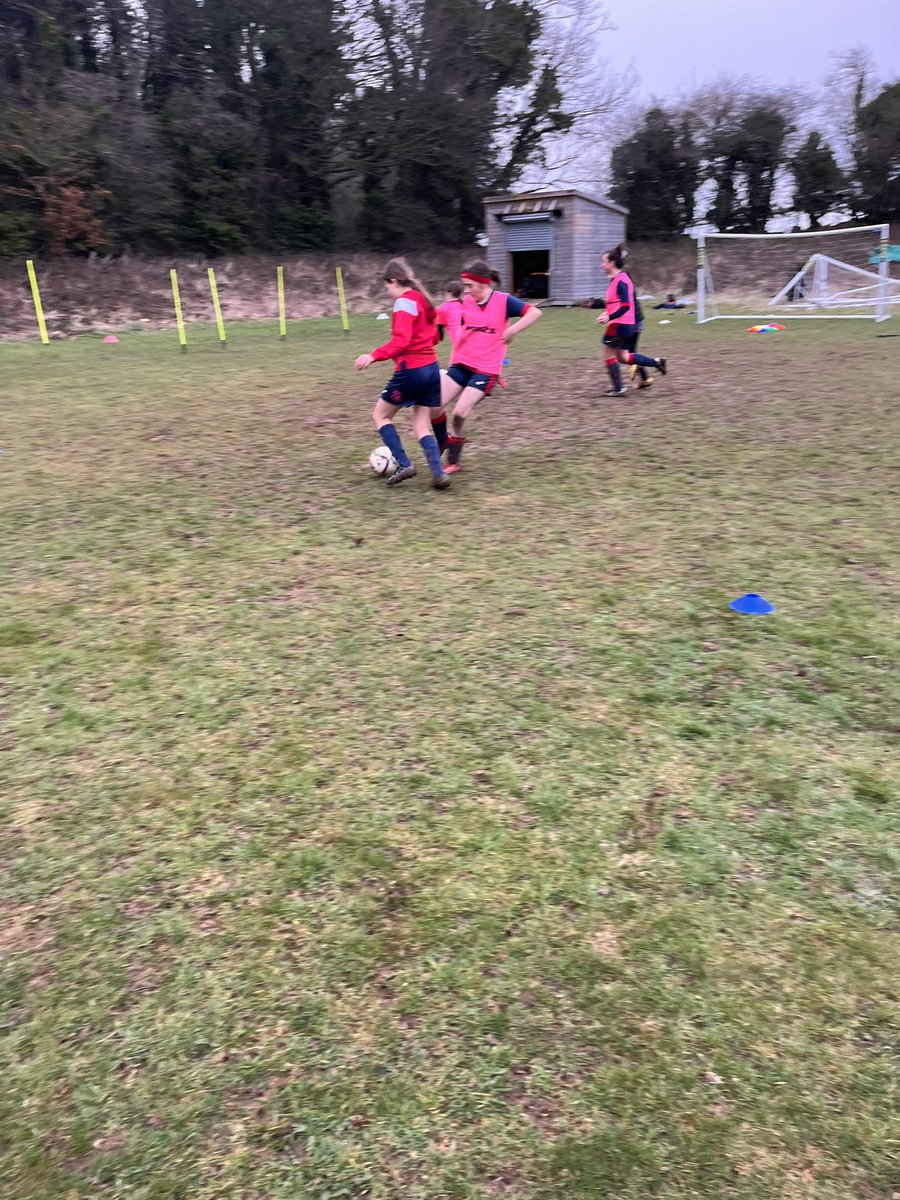 HolywellFc's tweet photo. Fun training tonight for the u13s… think they enjoyed the mud more 🤣 https://t.co/rDJpreBc2j