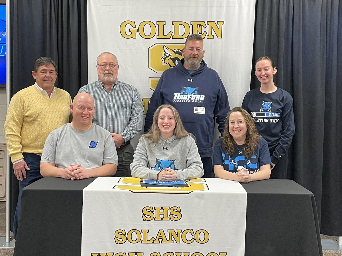 golden_mules's tweet photo. Congratulations to Anna Sexton on her Softball commitment to Harford college!! Getting a good one! https://t.co/2b7uFJt1N0