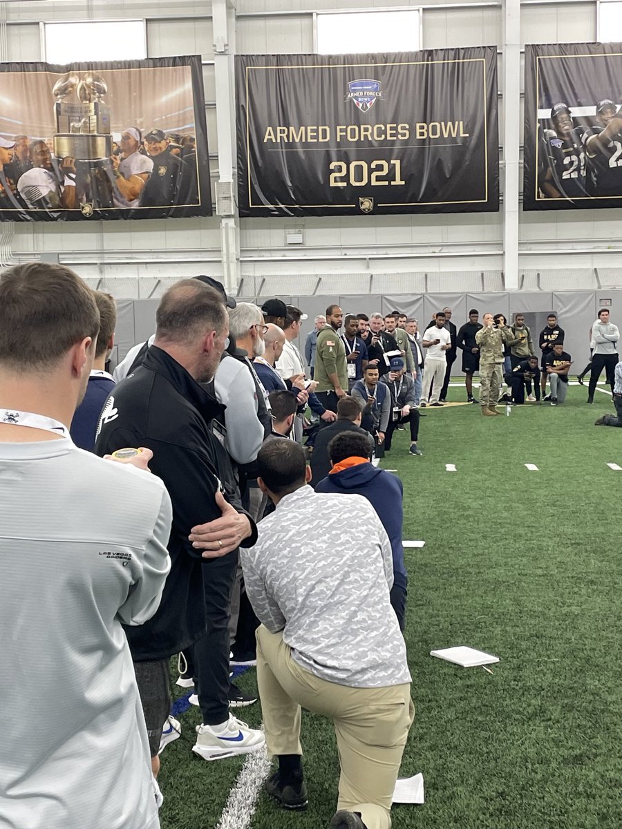 Army Pro Day.  #NFL #PlayAtThePoint 🇺🇸 🏴‍☠️
