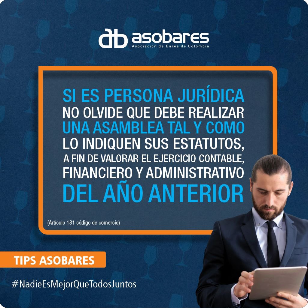 Asobares's tweet photo. ¡Estos son algunos Tips Jurídicos que te ayudarán para el desarrollo de tu establecimiento!

#asobares #asobarescolombia #tipsasobares https://t.co/jBUolzRuaq
