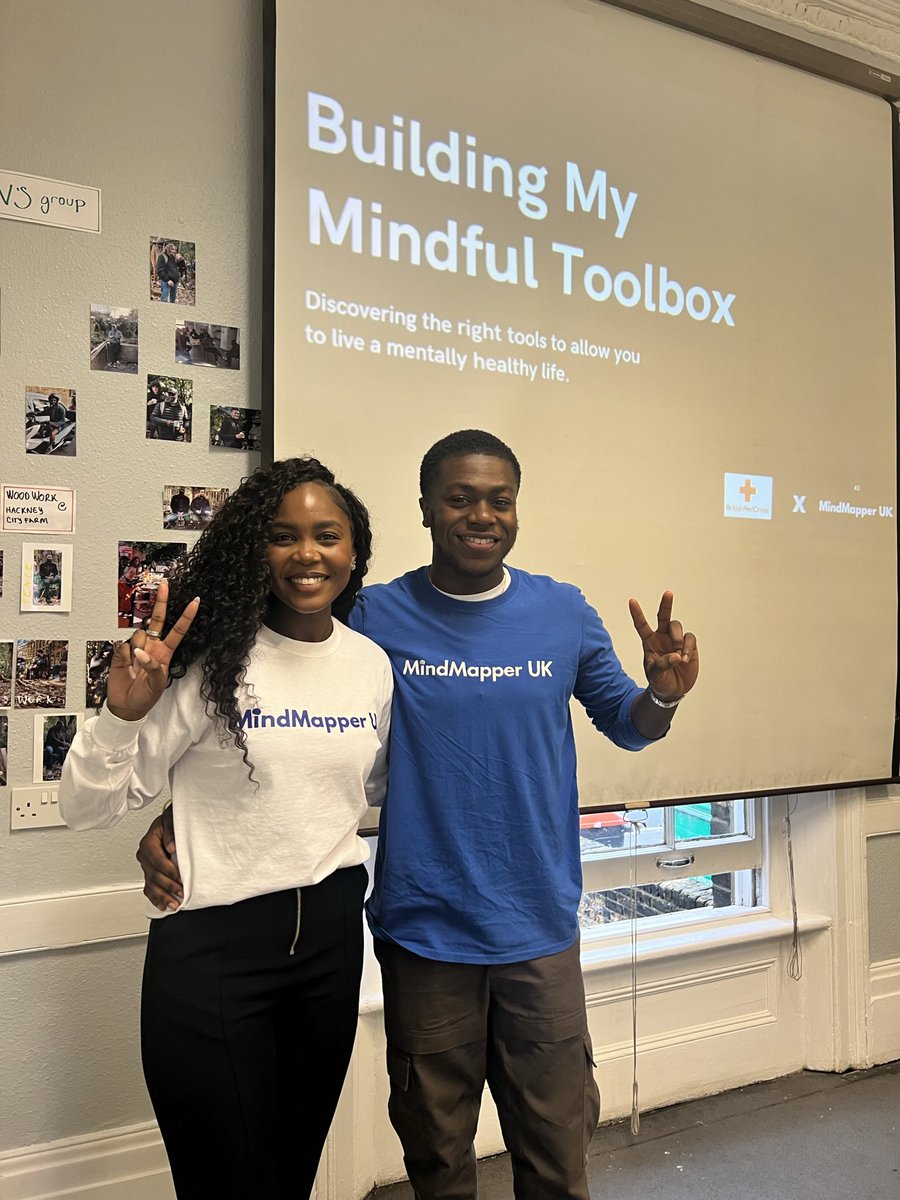 MegZeenat's tweet photo. Week 2 ✅ 

Facing my fears for the second week and slowly return to delivering our amazing @mindmapperuk psychoeducation programmes. 

Thank you to @BritishRedCross for having us again for the 2nd year in a row. https://t.co/hqtLLG7k26