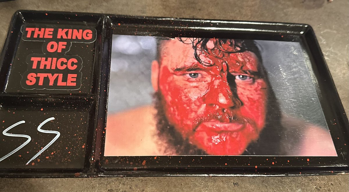 Sam_Stackhouse's tweet image. I have trays done and available! 

$20 local! 
$25 shipped!!! 

Get em while you can!!!! 
#samstackhouse #merch #ProWrestling #deathmatchwrestling