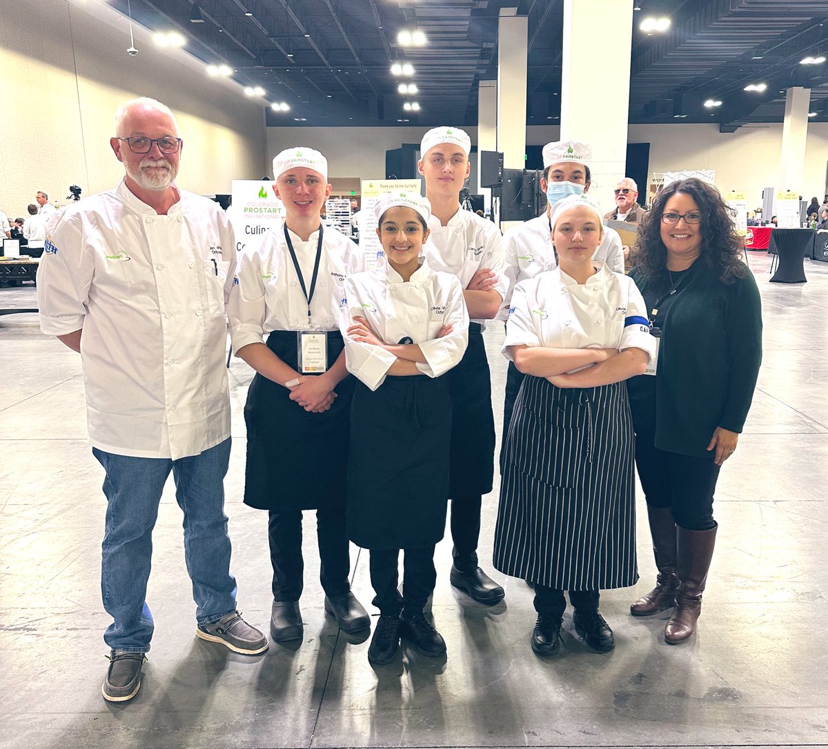 Good Luck <a href="/CSSD11/">Colorado Springs Schooll District 11</a> <a href="/Odyssey_ECCO/">Odyssey Early College and Career Options</a> <a href="/ProStart/">ProStart</a> culinary team! We are so proud of you!