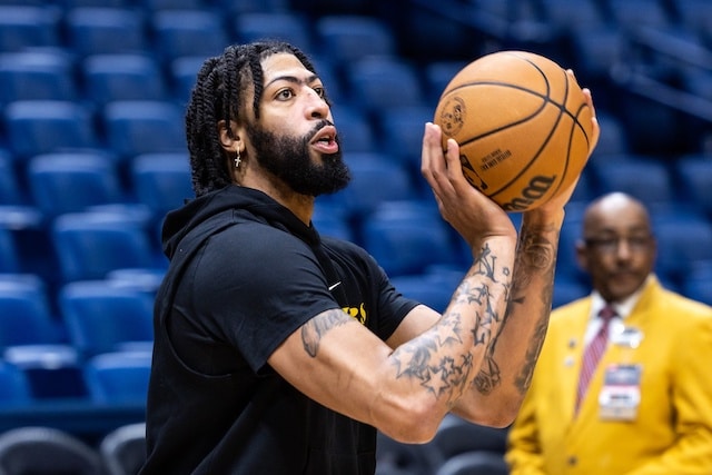 ProphetX_Hoops's tweet photo. BREAKING: Anthony Davis (nose irritation) will NOT play against the Mavericks tomorrow night. https://t.co/8yswwaX3Ko