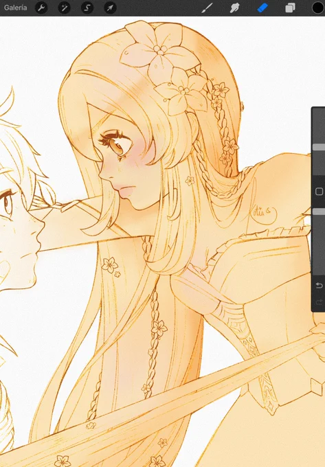 Really long hair Lumine >>>>>>> 